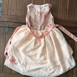 H&M Pink and Cream Kids Formal Dress